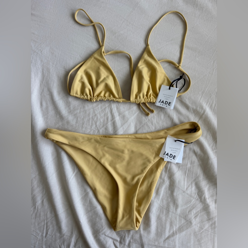 JADE SWIM Yellow Bikini — Never Worn